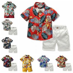2020 Nouveau bébé vêtements garçons Summer Style enfants Vêtements Tops Shorts Ensembles Garçons ceinture Filles T Pantalons Sport Costume enfants Vêtements DHL