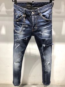 nouvelle marque de jeans décontractés pour hommes européens et américains à la mode lavage de haute qualité pur meulage à la main optimisation de la qualité lt020