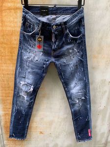 nouvelle marque de jeans décontractés pour hommes européens et américains à la mode lavage de haute qualité pur meulage à la main optimisation de la qualité lt9133