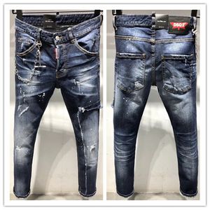 Nueva marca de jeans casuales para hombres europeos y americanos de moda, lavado de alta calidad, pulido a mano puro, optimización de calidad l9621