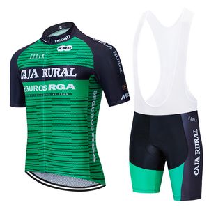 2024 nouveau Caja Rural Maillot de Cyclisme 19D Vélo Ensemble Short Et Haut Ropa Ciclismo HOMMES D'été À Séchage Rapide VÉLO Maillot Bas Vêtements