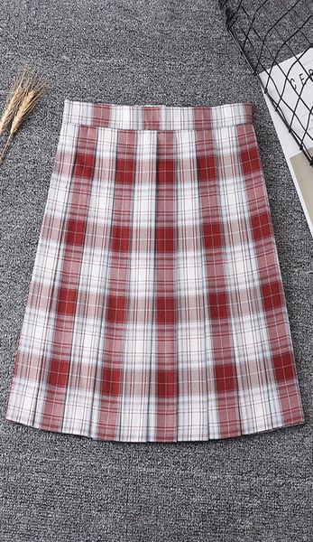 2020 nouveau pas cher Mini robes de retour jupe plissée taille haute ALine jupes à carreaux mode robes de retour JK044964823