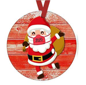 Creative Christmas Ornament Sleutelhanger Hars Masker Hanger Snowman Holiday Gift