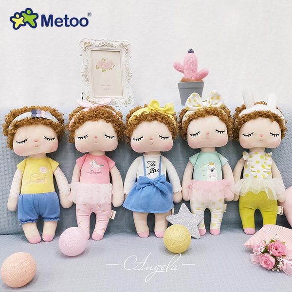 2020 nouveau mignon Metoo Angela poupées beau bébé jouet en peluche Kawaii pour enfants doux en peluche cadeau de noël