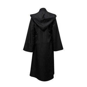 2020 Nouveau Dark Vador Terry Jedi Robe noire Chevalier Sweat à capuche Cape Halloween Cosplay Costume Cape pour adulte Y0913
