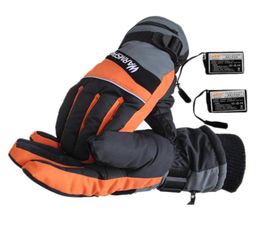 2020 NUEVA Moda 1 par de invierno Ciclismo USB Ciclismo Ciclismo Guantes de esquí de motocicleta Guantes de agua recargables con electricidad T2626912