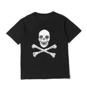 ASAP ROCKY Navidad Camiseta para hombre Moda Calavera negra Estampado de manga corta Casual Hombre Mujer Camiseta Polo S-XL