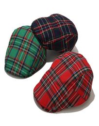 2020 NOUVEAU PLaid Fashion Berets Hat Color Newsboy Caps Gatsby Chapeaux Drivant Cabbie Cap Peaky Blinder for Men Women Hat9662972