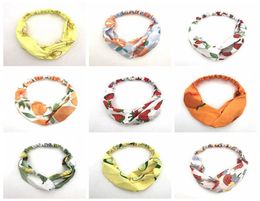 2020 nieuwe vruchten kinderen hoofdband Sport meisjes designer hoofdbanden fashion designer hoofdband haaraccessoires voor kinderen hoofdbanden B2686716