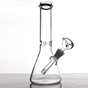 Cachimbas bong bongs de vidrio cubilete inferior diseño simple tubería embriagadora tuberías de agua 10.5