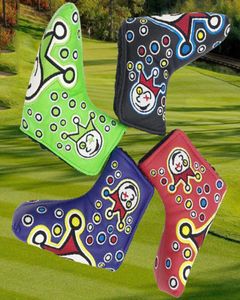 2020 Nuevas cubiertas para cabeza de golf Calidad Novetly Golf Putter Cover Diseño personalizado Cubierta para cabeza de golf para Blade Putter Head Bordar Headcovers3728566