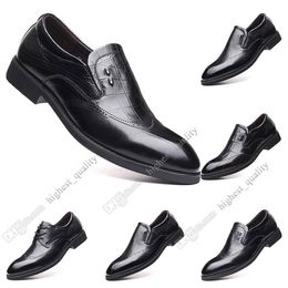 2020 nouvelle mode chaude 37-44 nouveaux hommes en cuir chaussures pour hommes couvre-chaussures chaussures décontractées britanniques livraison gratuite Espadrilles dix-huit