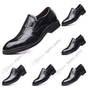 2020 nouvelle mode chaude 37-44 nouveaux hommes en cuir chaussures pour hommes couvre-chaussures chaussures décontractées britanniques livraison gratuite Espadrilles Six