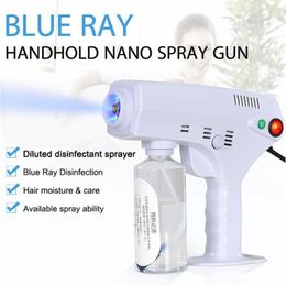 2020 Nieuwe hete handheld elektrisch haar Nano Spray Gun Blue Ray Desinfectant Sterilizer 1200W Big Power 256P