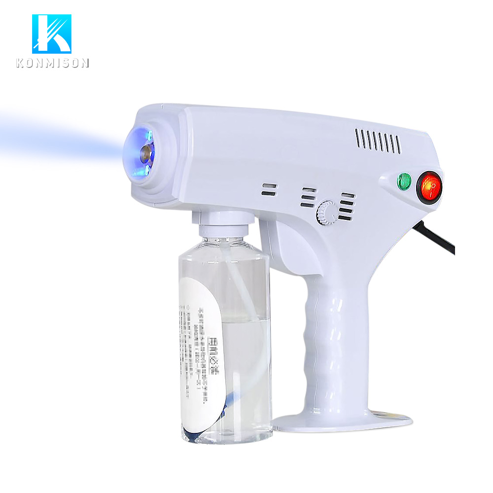 Nouveau Pistolet de pulvérisation électrique portatif Nano pour cheveux, stérilisateur désinfectant à rayons bleus, grande puissance 1300W,