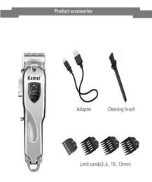 2020 New Kemei KM2010 Electric Professional Barber Clippers Local Gold Crossborter Pro Hair Shaver Trimmers Newcli8836698