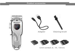 2020 New Kemei KM2010 Electric Professional Barber Clippers Local Gold Crossborter Pro Hair Shaver Trimmers Newcli1119904
