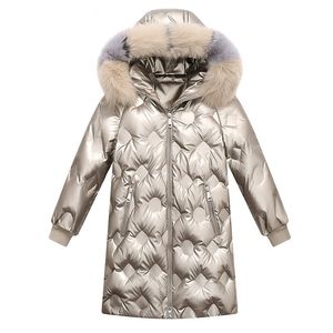 2020 Nouveau manteau de mode pour enfants pour fille hiver épaissir les enfants vers le bas Parkas filles vêtements de neige bébé fille vêtements d'extérieur enfant Snowsuit 4-12Y LJ201017