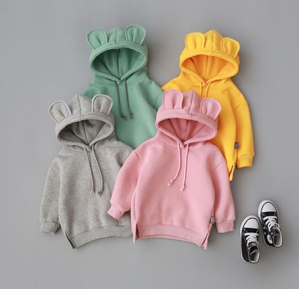 Sudadera coreana para niños, modelo de otoño, sudadera para bebé, Top para niña de 1 a 5 años, WY407, novedad de 2020