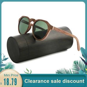 2020 Nouveaux lunettes de soleil en bois de bambou stratifié en bois Polaris de lunettes de soleil pour hommes Photo de protection UV400 pour femmes