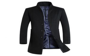 2020 Nuevo abrigo de lana larga Hombres de chaqueta de pelaje de guisantes Mezclas de lana de otoño Jackets de invierno para hombres Sobreza más talla 5xl 6xl T201252112