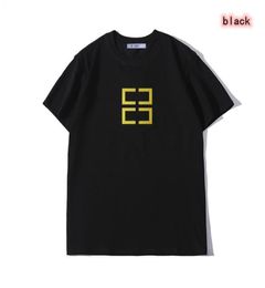 2020 Nouvelle broderie luxur Tshirt Fashion Hommes et femmes personnalisés conçoit des tshirts féminins en noir et blanc de haute qualité1004548443
