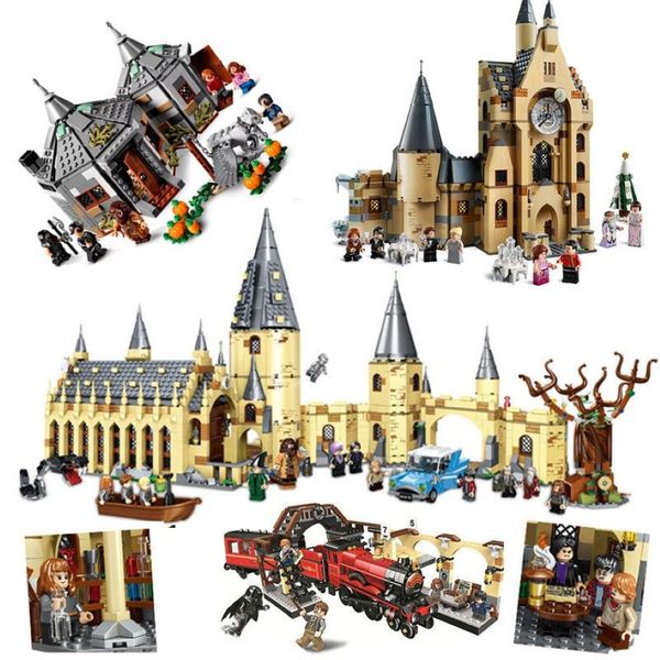 2020 NOUVEAUX Animaux Magiques Château Harried Blocs de Construction Brique Potter Dessin Animé Figurine Jouets Jeu Modèle Anime Cadeau pour Enfants C320f