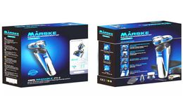 2020 NUEVA Marske Electric Shaver 4 en 1 Rotario Tres cuchillas Manes multifuncionales Man cargados Nariz de cuidado de cuidado Hombres 3D Intelligen9318453