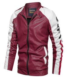 2020 NOUVEAU MESTRES MOTO MOTOCYLANCES JACKETS MALON MALON HIVER PU PU Cuir Slim Fit Veste Veste Man Man