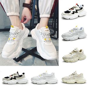 Nouveaux hommes chaussures de course cool noir blanc mode creepers papa haute qualité hommes femmes course formateur sport baskets 3944