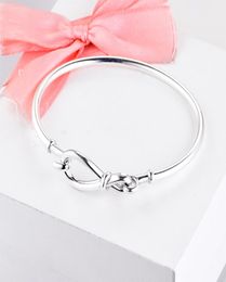 2020 New Mother039 Day Bracelet 100 925 Sterling Silver Infinity Knot Bangles Pulseras para mujeres Fit Beads Charms Diy Jewelry8424739