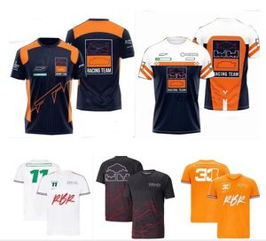 T-shirt de course de moto, maillot à manches courtes de l'équipe d'été avec la même personnalisation