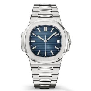 2020 nouvelle montre Nautilus hommes montres de luxe automatiques 5711 bracelet en argent bleu inoxydable hommes mécanique Orologio di Lusso montre-bracelet258U