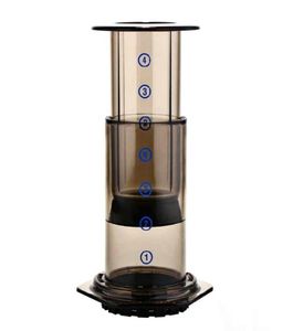 2020 Nieuw nieuw filterglas espresso koffiezetapparaat Portable Cafe French Press Cafecoffee Pot voor Aeropress Machine C10308261707