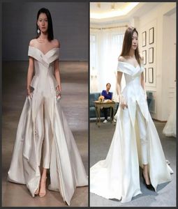 2020 Nouvelles robes de soirée de vêtements offshoulder avec combinaison de combinaison personnalisée Vestidos festa femme mode de mode robe de bal zuhair mu5695936