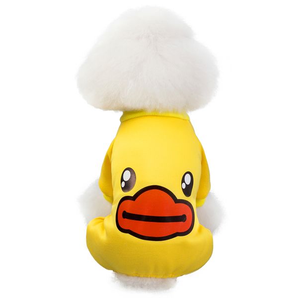 2020 nouveaux chiens de compagnie grande bouche canard à capuche quatre jambes manteau vêtements d'hiver pour petits chiots moyens pas cher fournitures pour animaux de compagnie