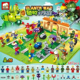 2020 Nieuwe PVZ Plants Vs Zombies Struck Game Speelgoed Actie Speelfiguren Bouwstenen Bricks Brinquedos Speelgoed Voor Kinderen C1115193N