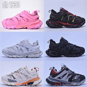2022 Release 3.0 Tess S Paris Track Hommes Gomma Maille Noir Bleu Triple S Clunky Femmes Casual Vintage Papa Plate-forme Chaussures Baskets Sneaker Taille 36-45