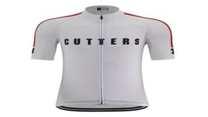 2020 Nieuwe retro fietsentrui Korte mouw mannen zomer witte fietsen shirt wegen wielrennen ademende mesh fabric mtb jersey cus2196117