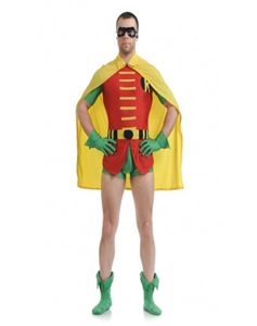 2020 Nieuwe Robin Original Dick Grayson Robin Costume Halloween Cosplay Party Zentai Suit 2895336