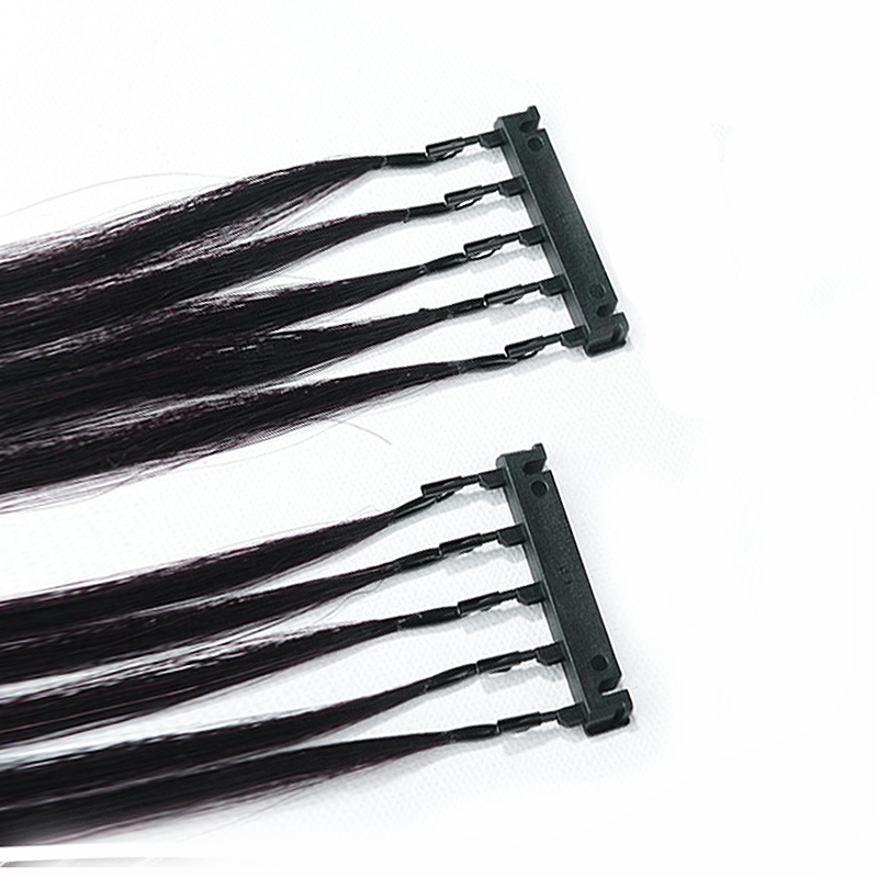 2020 nouveaux produits de deuxième génération 6D pointe Extension de cheveux pour Extension de cheveux rapide Remy pré liaison I Tip boucle Micro anneau cheveux 100g