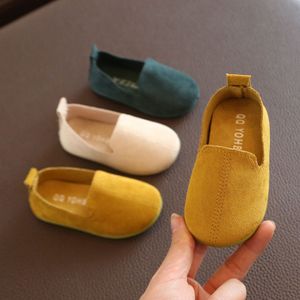 2020 Nouveaux garçons célibataires enfants coréens bébé chaussons enfant en bas âge chaussures LJ201104