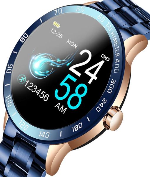 2020 Nouvelle montre intelligente Écran LED Moniteur de fréquence cardiaque Watch Watch Hypertenue Fitness Tracker Sport Watch with Gift Box7590810