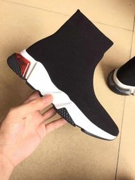2020 New Sneaker Formateur Chaussette Chaussures Fashion Top Qualité Triple Noir Red Oreo White Hommes Femmes Casual Chaussures Sport