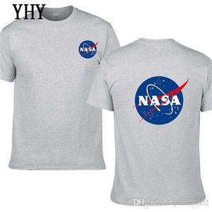 2020 nueva camiseta espacial, camisetas de algodón para hombres, camisa con estampado de Nasa a la moda, camiseta de manga corta para hombres, ropa de verano EL-8