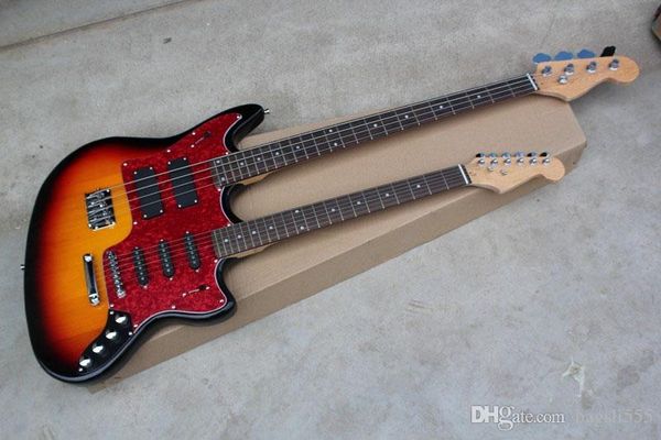 Guitare électrique à Double manche, nouveau Style, 4 cordes, basse, 6 cordes, livraison gratuite, 2020