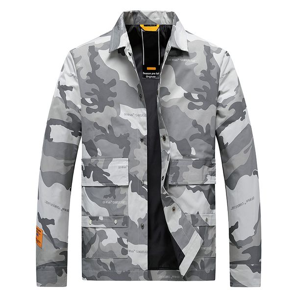 Vestes masculines vestes de style nouveau style hommes camouflage populaire pilote bomber veste mode masculin baseball hip hop manteaux mascules vêtements casacos homem