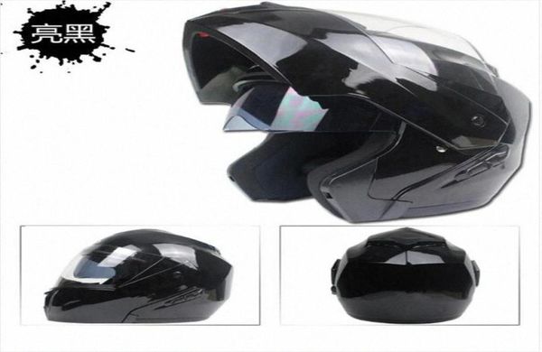 2020 nouveau Style modulaire couverture complète casque de moto rabattable intégral DOT casque de course Double lentille course KIYz9217053