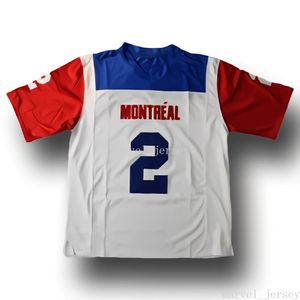 2020 nieuwe stijl Montreal # 2 Johnny Manziel White Football Jerseys Goedkoop Amerika Voetbal