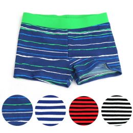 2020 Nouveaux vêtements d'été pour enfants nager mignons troncs rayés Enfants nageurs shorts garçons de plage de plage de plage de vêtements de garçon 4 couleurs